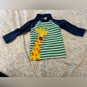 Baby Boden rash guard top. Size 9-12 months.